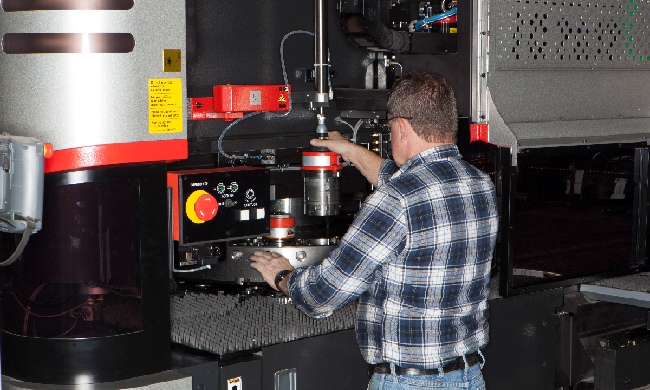 Amada Laser-Turret Press | Versatility Tool Works