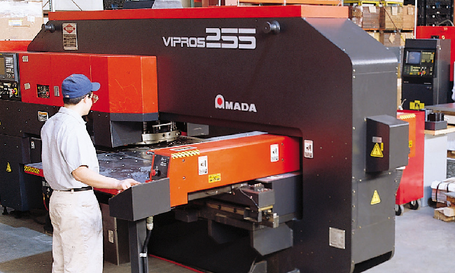 Turret Press: Amada Vipros 255 | Versatility Tool Works